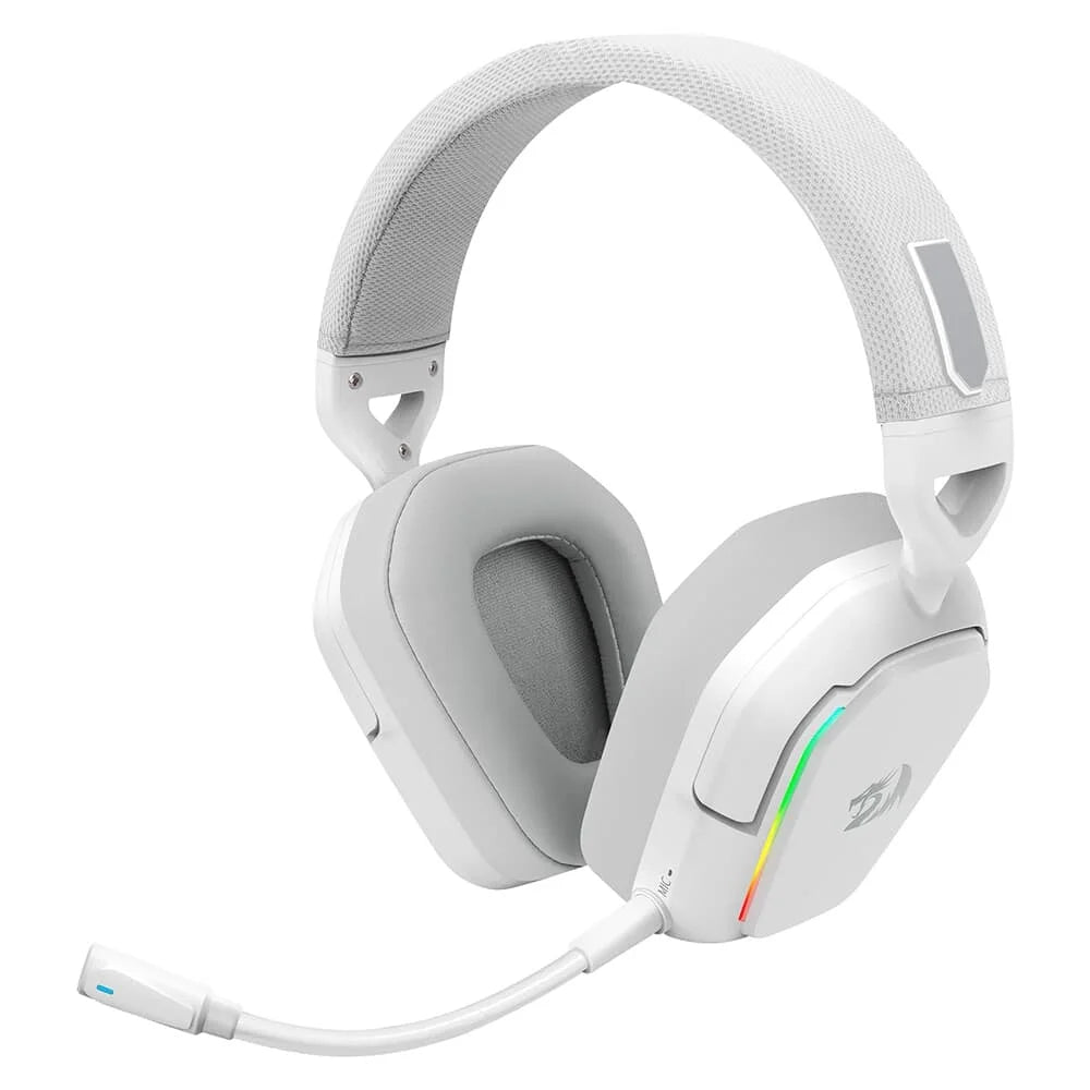 Headset Gamer Sem Fio Redragon Mira Branco