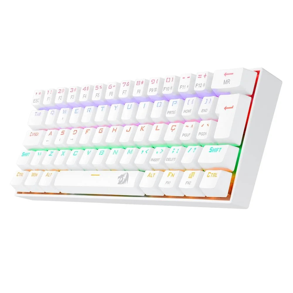 Teclado Mecânico Gamer Redragon Lakshmi Branco